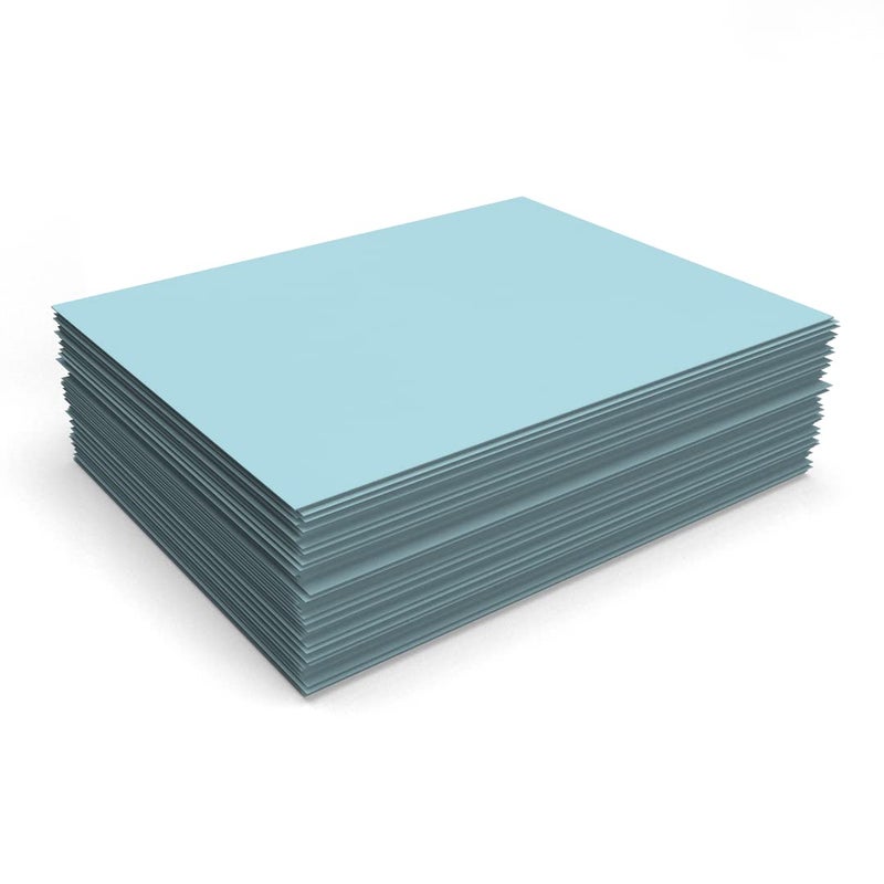 LUXPaper 8.5" x 11" Paper | Letter Size | Pastel Blue | 60lb. Text | 50 Qty - Image 4